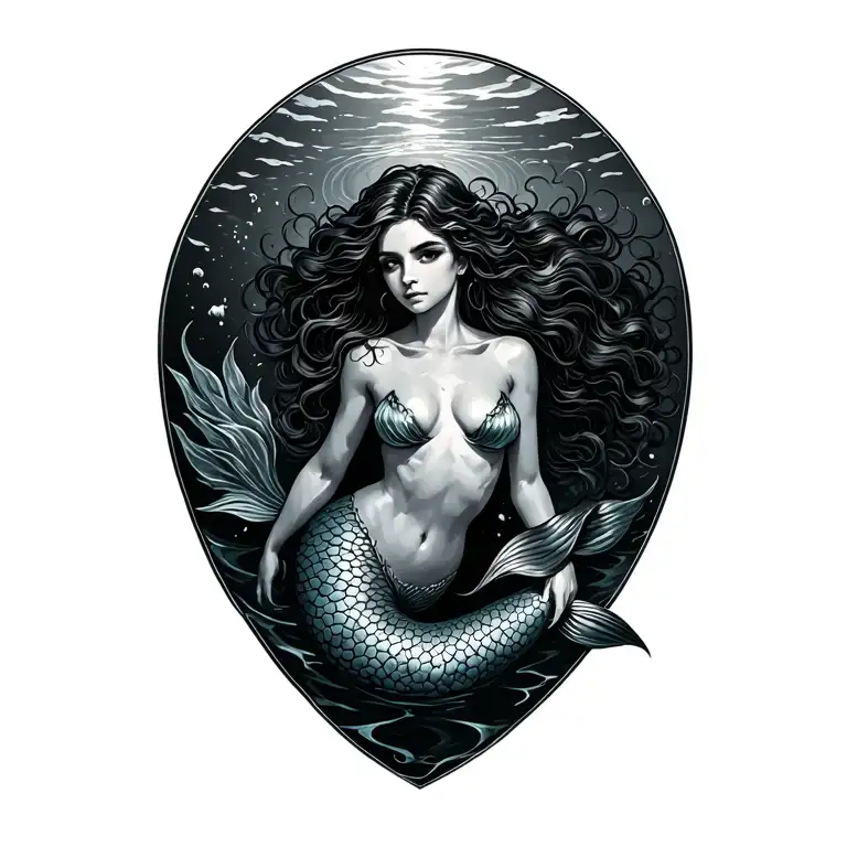 Mermaid Swimming