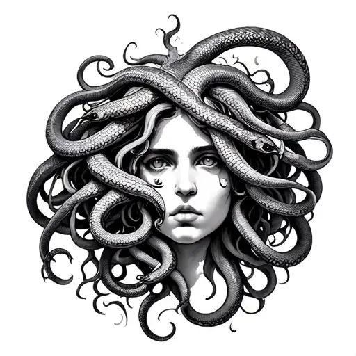 Medusa With Weaving Snakes