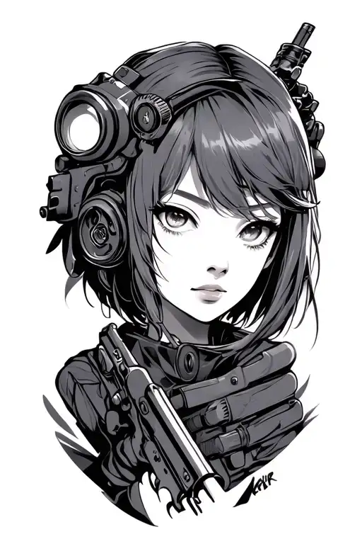 Manga Gun Gale Online Character
