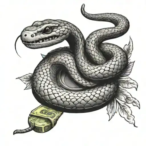Snake With Money