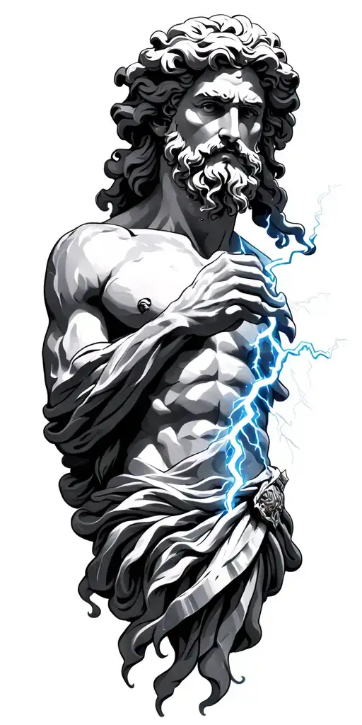 I Like Greek God Zeus And Lightning