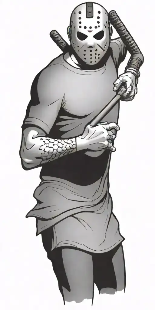 Jason Vorhees Full Body Standing