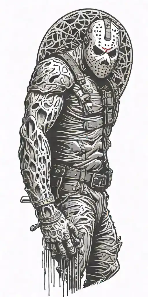 Jason Vorhees Full Body Standing Guard