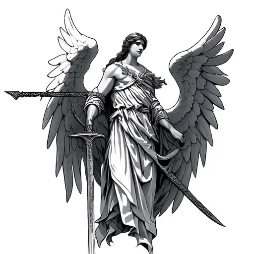 Archangel With Sword