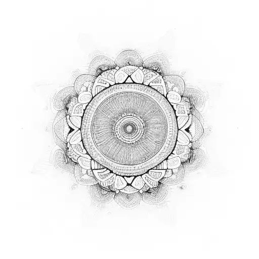 An Intricate Mandala Design Inspired By The Rhythms Of Music And Nature