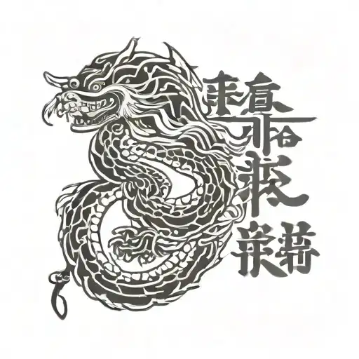 Japenese Neck Writing Quote Dont Trust Anyone