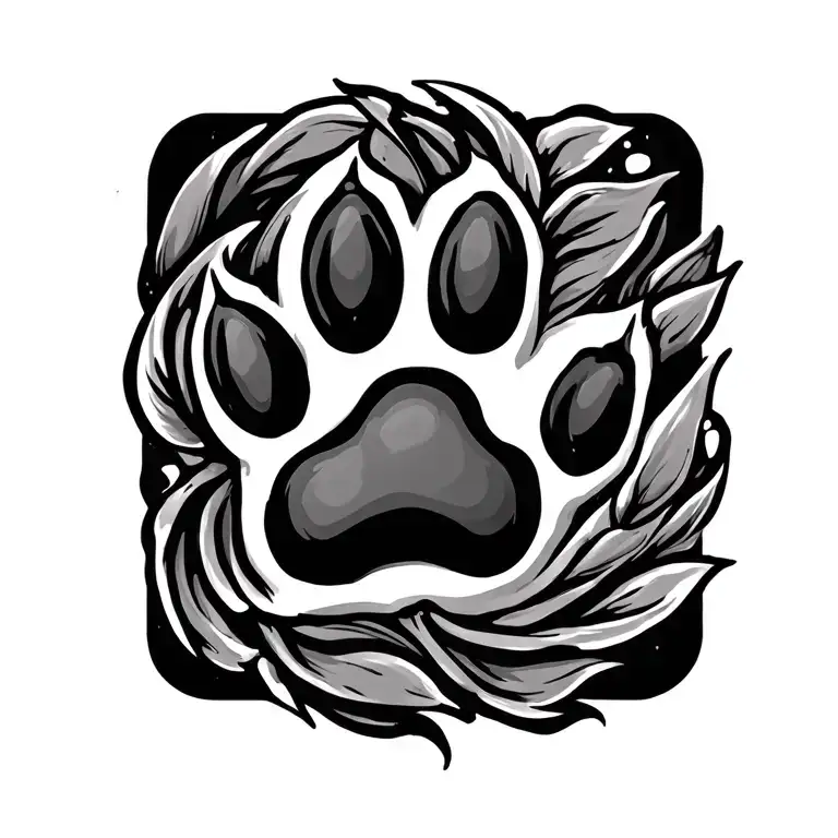 Dog Paw Print