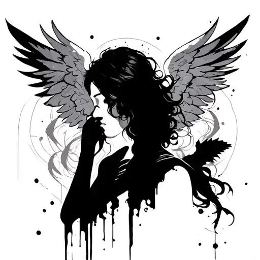 224 2 Angel Siluet Going To See Us Lost