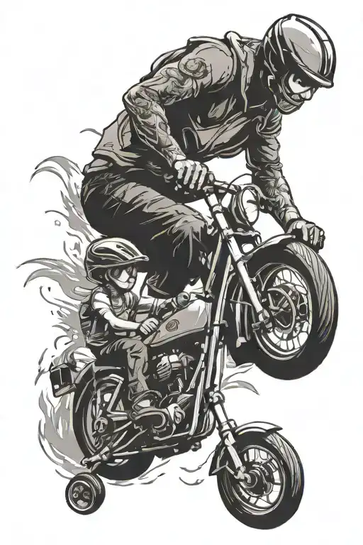 Learning How To Ride Bike With Your Dad