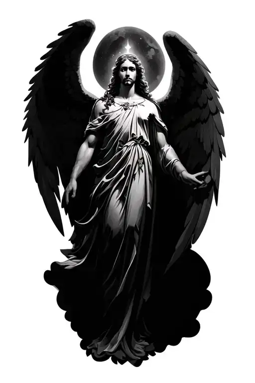 Archangel Micael As An Angel