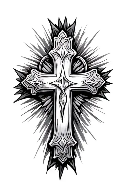 Christian Cross Made