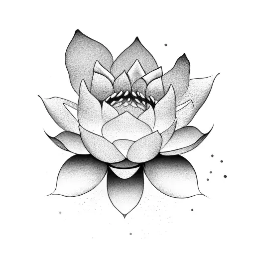 A Beautifully Balanced Design Featuring The Libra Scales Surrounded By Delicate Lotus Flowers