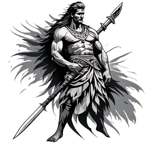 Greek Warrior Tribal