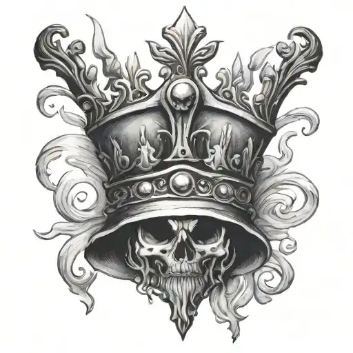 Biblical Crown Hanging On A Sord