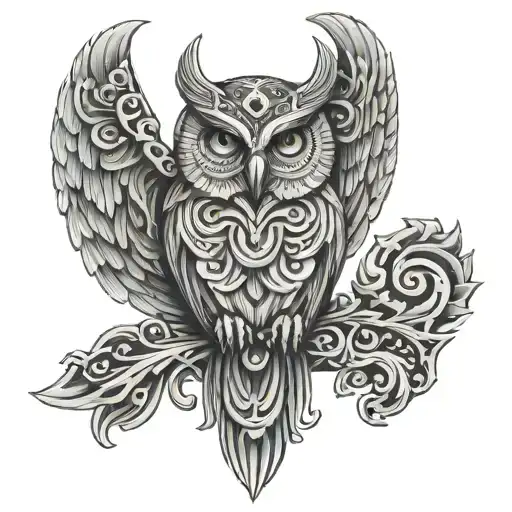 Norse Mythology Viking Owl