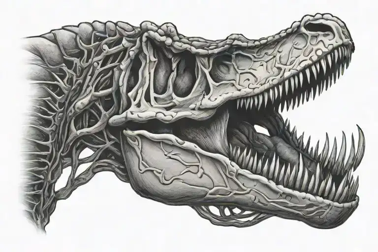 Big T T Rex Skull