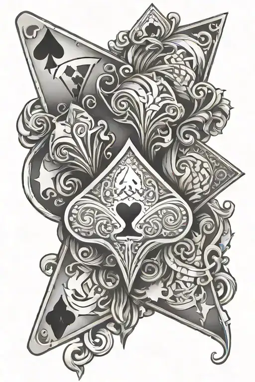 Card Suits From Dust