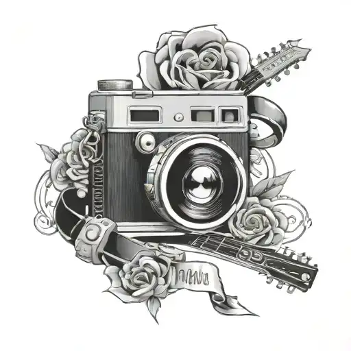 Guitar And Videocamera