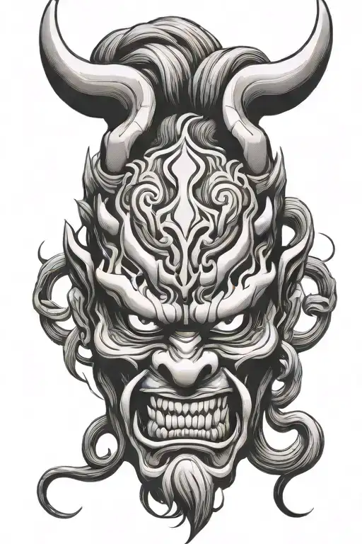 Oni Demon Mask