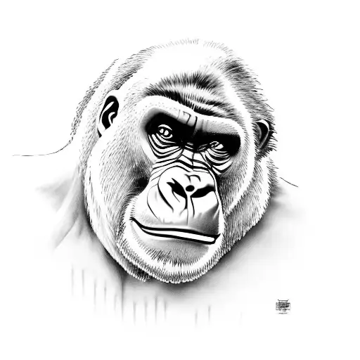 A Gorilla Wearing A Basketball Jersey With 'Ot' On It