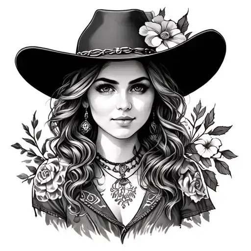 Country Woman Tattoos Style