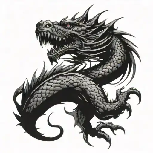 Dragon Tattoo To Forearm