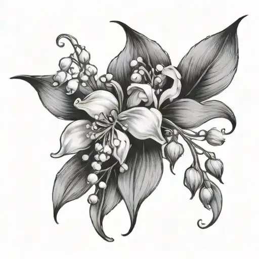 Violet And Lily Of The Valley