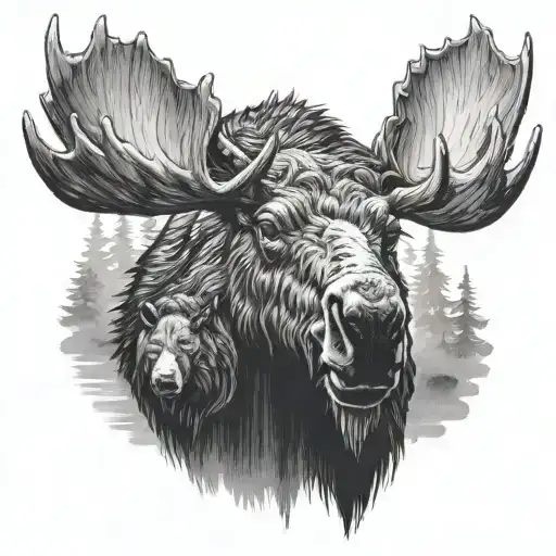 Moose And Bear