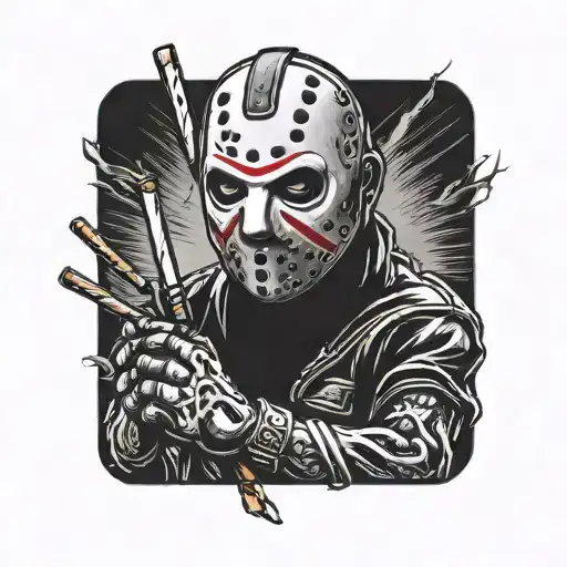 Jason Vorhees With Cigar
