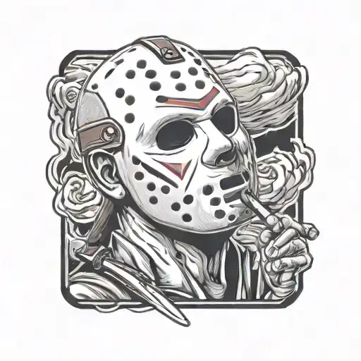 Jason Vorhees With Cigar