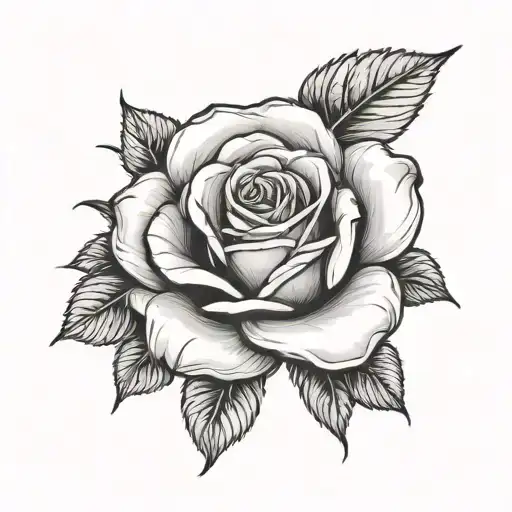 Number 143 Minimalist And Rose