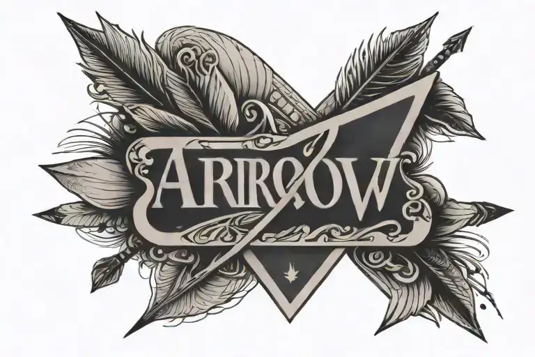 Names Written With Arrow