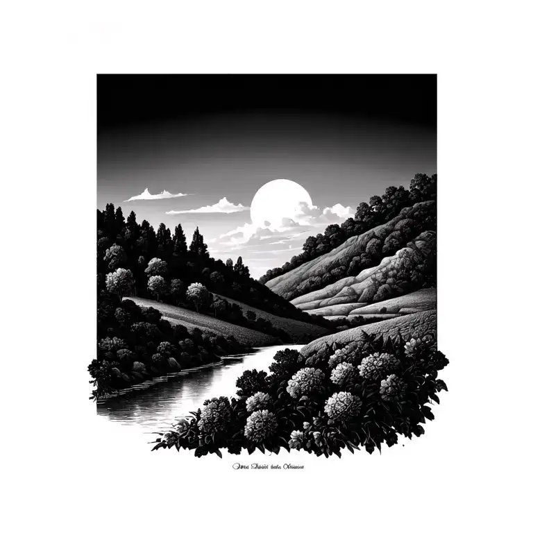 Dot Work Italian Landscape