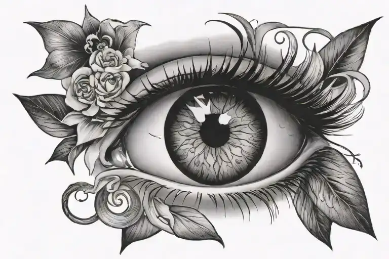 Girl Eye With Love Written