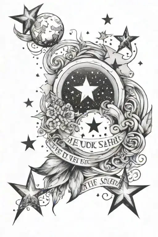 Based On The Quote 'But Without The Dark We'd Never See The Stars'