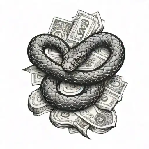 Snake With Money