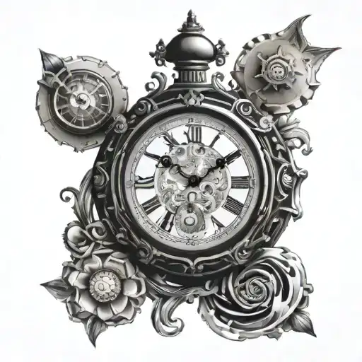 Victoria Era Clock With 3 Dials