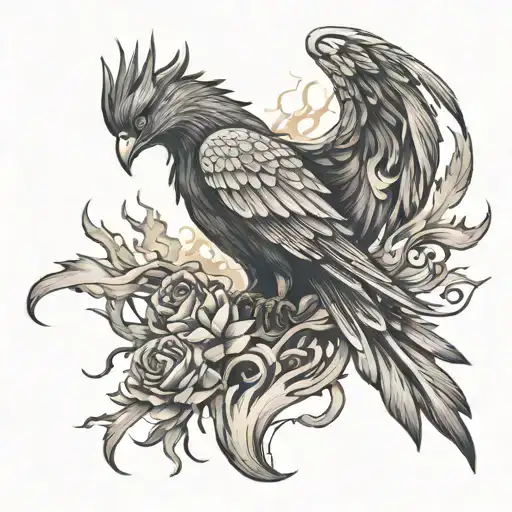 Phoenix Rising From The Ashes