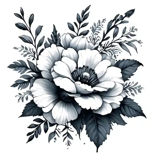 Flowers And Outter Space