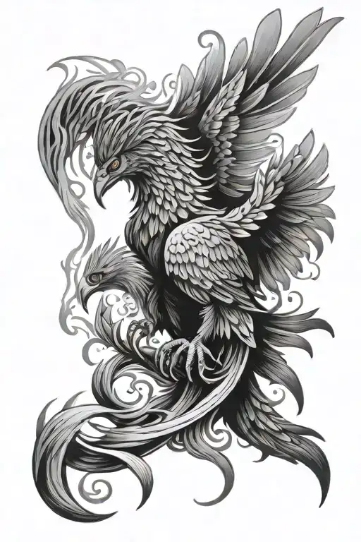 Phoenix Rising From The Ashes