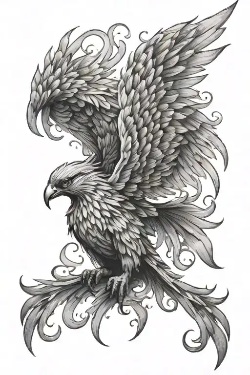 Phoenix Rising From The Ashes