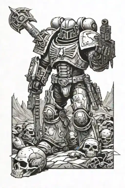 Warhammer 40K Space Marine