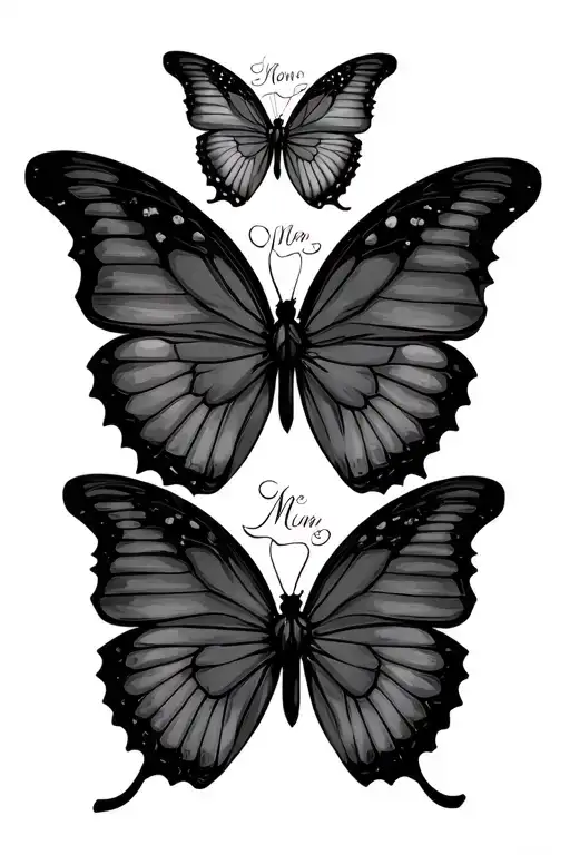 Butterfly For Mom Who Passed Away