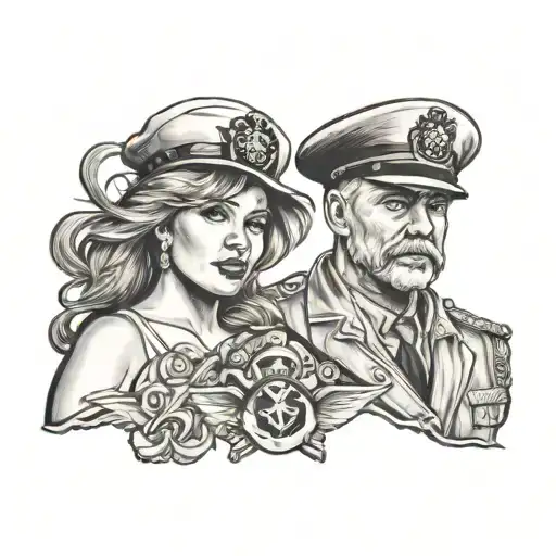 Us Navy Father Daughter