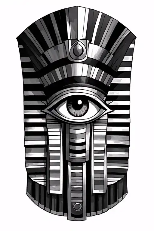 Egyptian Eye That Includes In Design