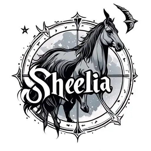 Sheila Name With Sagittarius Sign