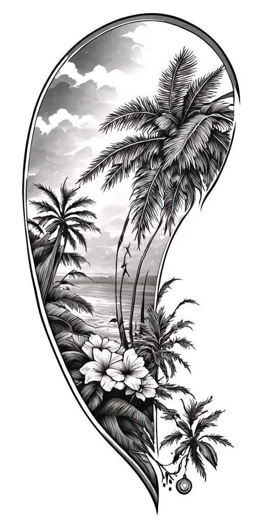 West Coast Theme Sleeve