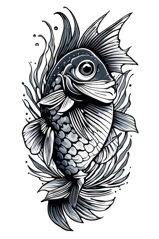 Beach Fish Tribal Outdoors