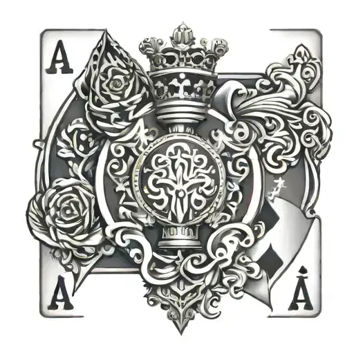 Ace King Queen Card