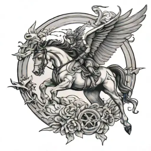 Sagittarius Bird Flying